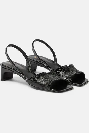 Totême The Gathered Scoop-Heel leather sandals
