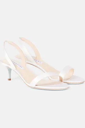 Aquazzura So Nude 50 satin sandals