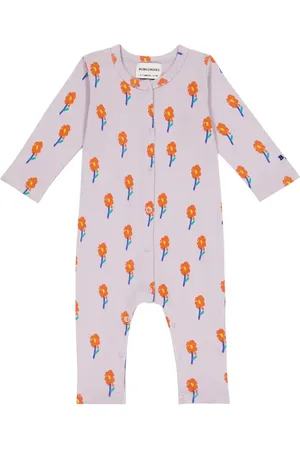 Bobo Choses Baby floral cotton onesie