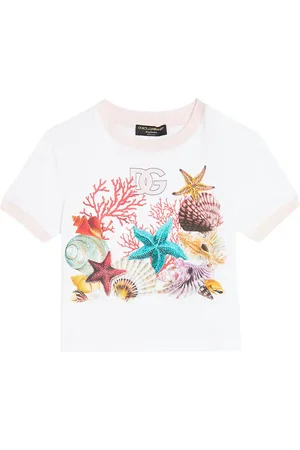 Dolce & Gabbana Capri DG printed cotton jersey T-shirt