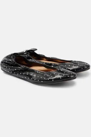Isabel Marant Belna embellished leather ballet flats