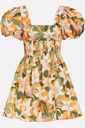 Agua by Agua Bendita Caramelo Lirio floral cotton minidress