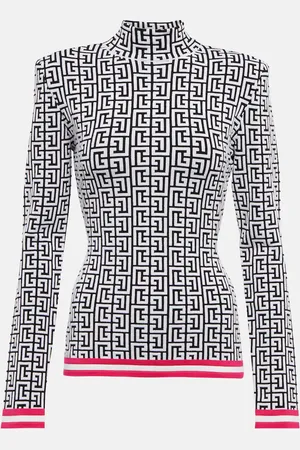 Balmain Monogram wool-blend sweater