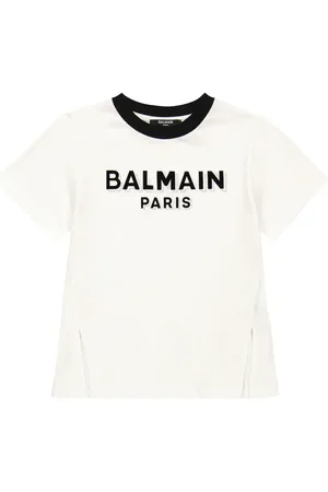 Balmain Logo cotton jersey T-shirt