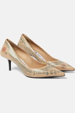 Jimmy Choo X Jean Paul Gaultier Tattoo leather pumps