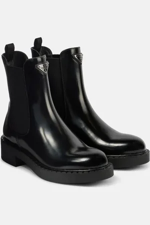 Prada Leather Chelsea boots
