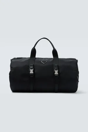 Prada Re-Nylon leather-trimmed duffel bag