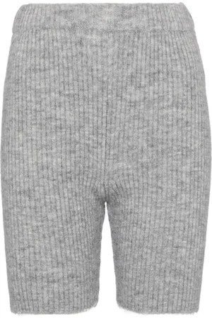 Nanushka Siu ribbed-knit biker shorts