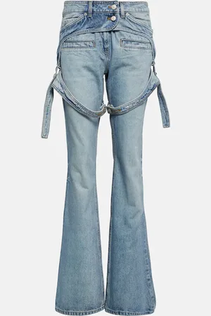 Courrèges Mid-rise bootcut jeans