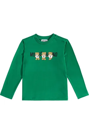 Moschino Teddy Bear cotton jersey top