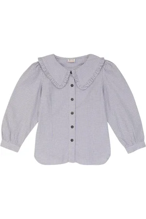 MORLEY Narc checked cotton blouse