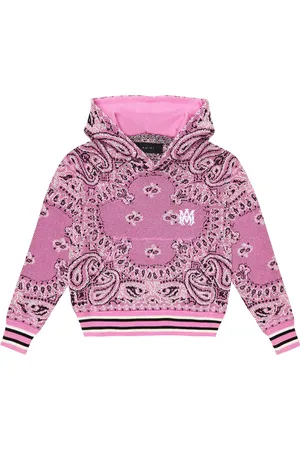 AMIRI Bandana cotton and cashmere hoodie