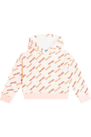 Kenzo Logo cotton jersey hoodie