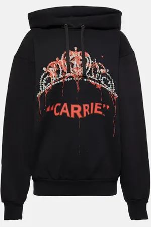 J.W.Anderson Printed cotton jersey hoodie