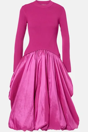 Simkhai Kenlie taffeta-trimmed gown