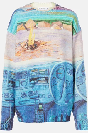 J.W.Anderson Printed wool-blend sweater