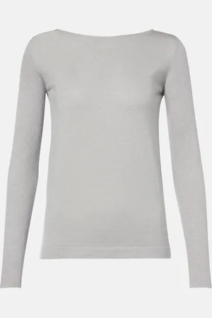 Brunello Cucinelli Sparkling cashmere and silk-blend sweater