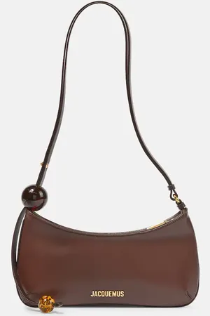 Jacquemus Le Bisou Perle leather shoulder bag