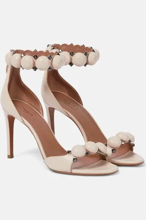 Alaïa La Bombe 90 leather sandals
