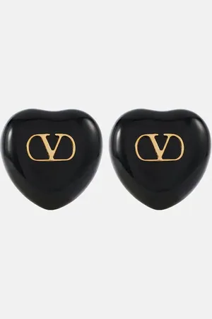 VALENTINO VLogo heart earrings