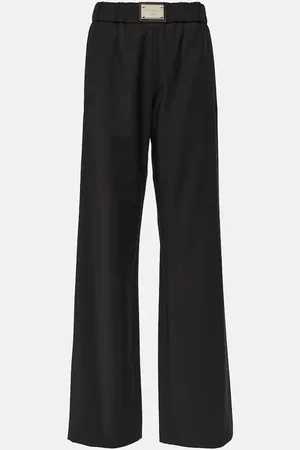 Dolce & Gabbana Wool-blend wide-leg pants
