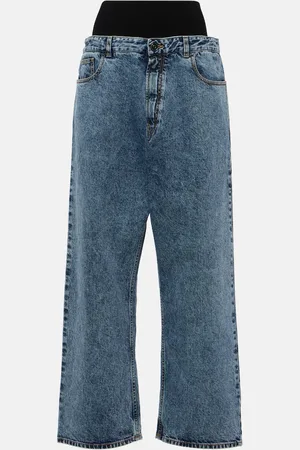 Alaïa Knit Band straight jeans