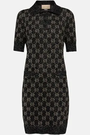 Gucci LamÃ© GG jacquard minidress