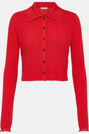 Chloé Rib-knit wool cardigan