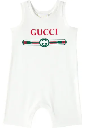 Gucci Baby logo cotton onesie