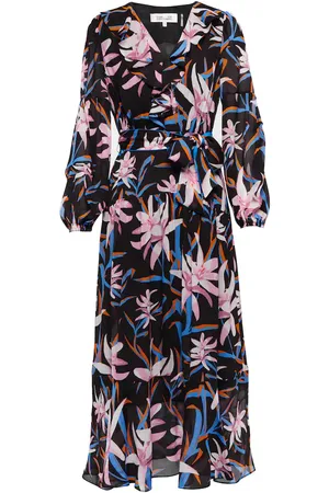 Diane von Furstenberg Jaxson floral crÃªpe midi dress
