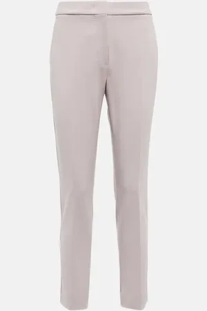 Max Mara Mid-rise straight jersey pants