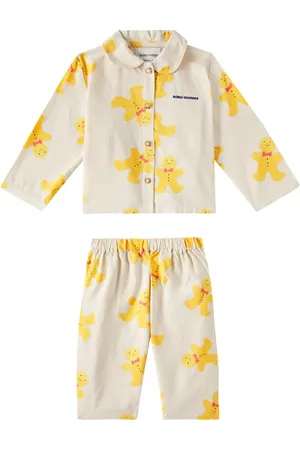 Bobo Choses Baby printed cotton pajamas