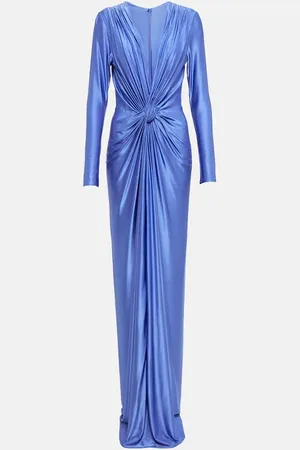 Costarellos Swanson satin gown