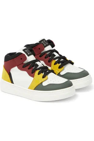 Il gufo Colorblocked leather sneakers