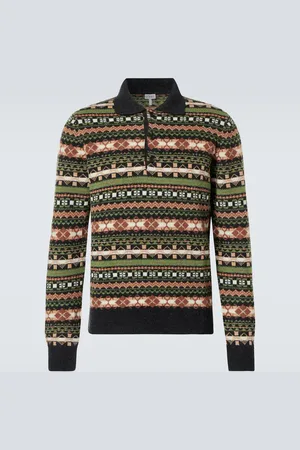 Loewe Wool jacquard polo sweater