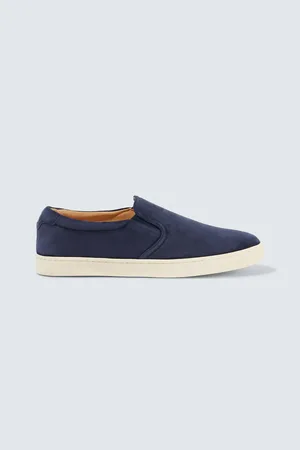 Brunello Cucinelli Suede slip-on sneakers