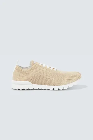Kiton FITS knit cotton sneakers