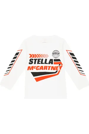 Stella McCartney Logo printed cotton top