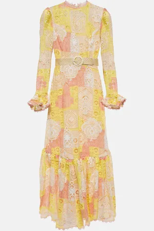 ZIMMERMANN Halcyon patchwork lace maxi dress