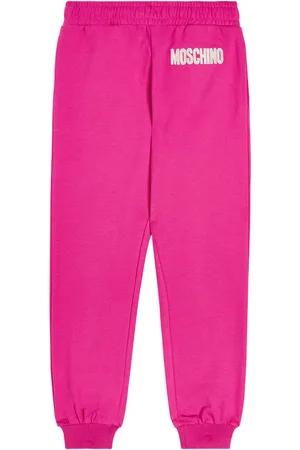 Moschino Logo cotton jersey sweatpants