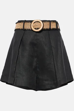 ZIMMERMANN Halliday high-rise linen shorts