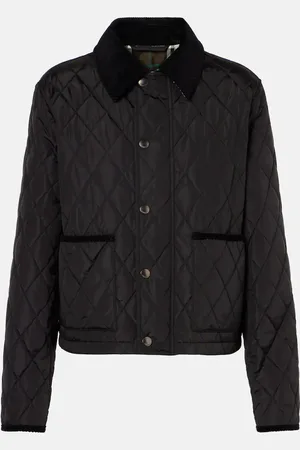 Burberry Check quilted jacket