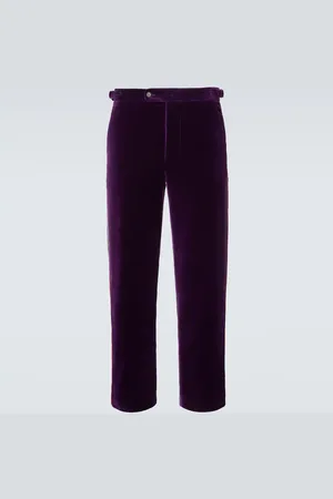 BODE Showcase cotton velvet suit pants