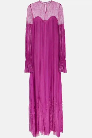 Costarellos Renia silk-blend lace gown
