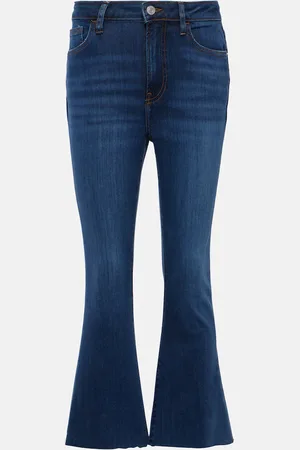 Frame Le Crop Mini Boot mid-rise bootcut jeans