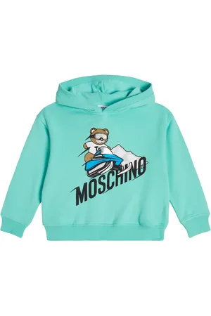 Moschino Logo printed cotton hoodie