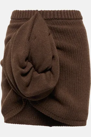 MAGDA BUTRYM Cashmere miniskirt