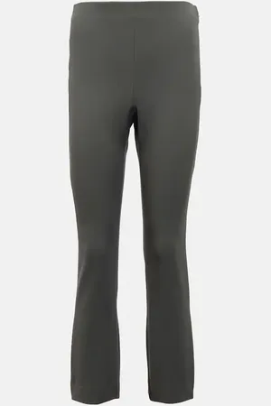 Vince High-rise cotton-blend pants