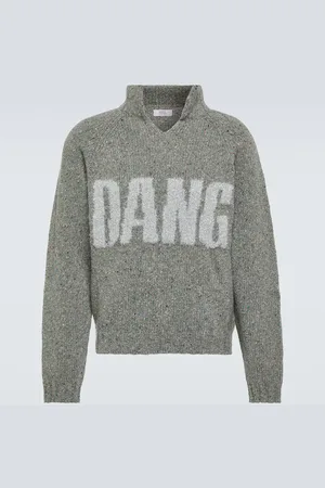 ERL Intarsia wool-blend sweater