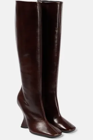 DRIES VAN NOTEN Glove 105 leather ankle boots